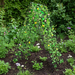 Traliccio a telaio ad A in metallo pieghevole da 6 piedi per piante rampicanti, supporto per piante e recinzione da giardino - Product Image 2