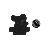 Épinglette en émail en métal décorative, motif figurine de dessin animé avec flamme, pour sac à dos, veste, sac, avec slogan amusant, accessoire de mode et ornement