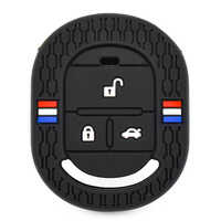 Étui de protection professionnel robuste en silicone à 3 boutons pour clé de voiture, télécommande, accessoires sans clé