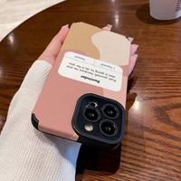 Coque de téléphone portable en cuir TPU souple avec impression colorée et motif élégant pour iPhone 17 8 X Xr Xs 11 12 13 14 15 16 Pro