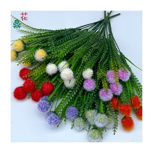 五芒星の小さなとげのある梨の家の装飾の花造花商業美容シルクの花