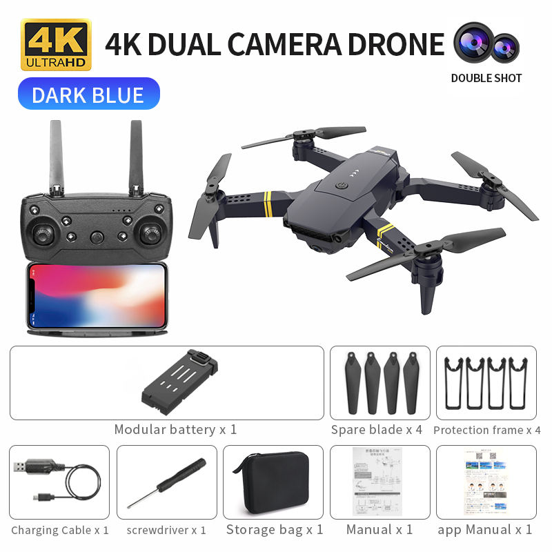 Dark blue-dual camera