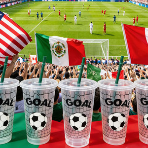 Nouvelle Bouteille Isotherme Légère et Durable Anti-fuite pour Match de Football 2026 avec Paille, Idéale pour Bar/Arena/Stade - Product Image 3