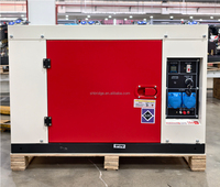 Générateur diesel silencieux refroidi par eau, mobile, 5kW 8kW 10kW 12KW 15KW 18KW 20kW 25kW 30kW 10KVA 12KVA 15KVA 18KVA, avec ATS AVR