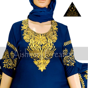 African Dresses for Women With Headscarf Ankara Outfits Evening Gown Muslim Fashion <b>Kaftan</b> Abaya Robe - Product Image 3
