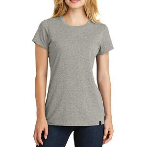 Camiseta de Cuello Redondo para Mujer, Informal, Ecológica, Transpirable, de Secado Rápido, Moderna, Personalizada, Cómoda, de Manga Corta, Lisa, Teñida, 180g - Product Image 6
