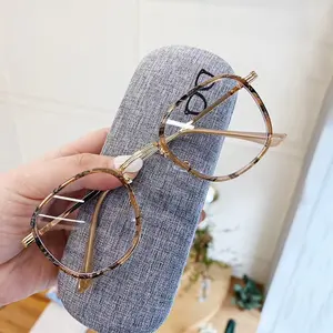 Nouvelles <span class=keywords><strong>lunettes</strong></span> optiques pour femmes <span class=keywords><strong>2023</strong></span>, anti-lumière bleue, montures carrées en TR90, imprimé léopard, <span class=keywords><strong>lunettes</strong></span> de soleil diamantées, direct - Product Image 1