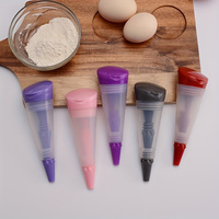Ensemble de pistolets à pâtisserie en plastique 1 pièce, outils de décoration de gâteaux, tubes à presser pour la décoration de desserts, embouts, fournitures de pâtisserie DIY, lavage à la main uniquement