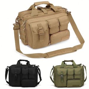 Custom Tactical Briefcase for Men, 15.6" <b>Laptop</b> <b>Messenger</b> <b>Bag</b> with Multi-functional Storage & Durable Design - Product Image 4