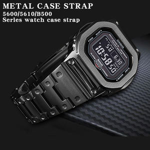 DW5600 boîtier en acier inoxydable bracelet en métal pour pièces de rechange de montre de DW-5600 <span class=keywords><strong>GW</strong></span>-<span class=keywords><strong>M5610</strong></span> - Product Image 5