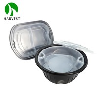 Série Harvest SP Double Layer - Bol alimentaire rond et boîte alimentaire rectangulaire 100% recyclables et écologiques