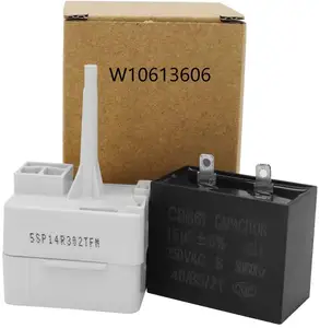 W10613606 buzdolabı kompresörü başlangıç röle ve kondansatör için Whirlpool KitchenAid Kenmore buzdolabı W10416065 PS8746522 6700318