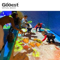 Équipement de terrain de jeu intérieur interactif le plus populaire Jeux de projecteur de sol pour enfants