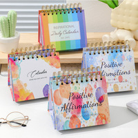 Vente en gros de calendriers personnalisés avec impression 2026 calendrier 365 jours calendriers de table de bureau à rabat en spirale personnalisés pour photos