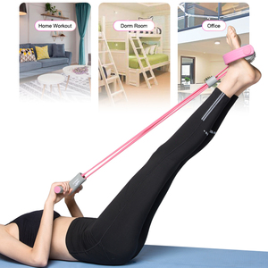 Fasce Elastiche per Esercizi Indoor con Pedale, Attrezzatura per Allenamento di Resistenza, Corda <span class=keywords><strong>Elastica</strong></span> per Sit-up - Product Image 4