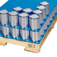 Plaque de séparation en plastique PP cannelé pour bouteilles de bière 1200x1000mm avec côtés scellés, coins arrondis, étanche et découpable