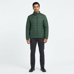 Veste matelassée pour homme respirante, col montant, logo sur le devant, entièrement personnalisable, nouvelle mode, vente chaude, qualité supérieure, prix bas - Product Image 1