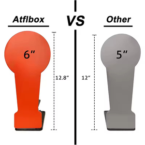 Système de cible de tir tactique à réinitialisation automatique en acier personnalisé pour la pratique de tir en plein air 400x200x150mm - Product Image 2