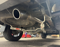 Système d'échappement Hilux VIGO 2005 2011 2012 2014 2015 2500CC 3000CC, tuyau d'échappement de performance avec embout en carbone