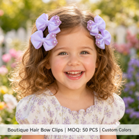 Nouveaux accessoires capillaires pour enfants de style doux, nœuds floraux petits, style Japon Corée, vente en gros, pinces à cheveux faites à la main pour boutiques