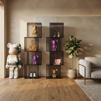 Présentoir Cube en Acrylique Personnalisé, Étagère Vitrine Transparente en Acrylique pour Sacs à Main, Chaussures, Objets de Collection, Décoration de Boutique
