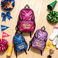 Sac à dos scintillant pour cheerleading et danse, plusieurs couleurs, grande capacité, pour filles de tous âges, sacs d'organisation scintillants