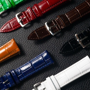 Jettda su misura High-End <span class=keywords><strong>in</strong></span> vera pelle biadesivo <span class=keywords><strong>in</strong></span> bambù strato superiore pelle <span class=keywords><strong>coccodrillo</strong></span> a sgancio rapido cinturino orologio - Product Image 5