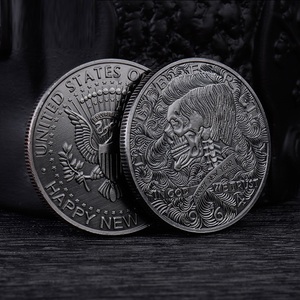 Đồng Xu Kỷ Niệm Magic Thief Deji <span class=keywords><strong>Kennedy</strong></span> Đồng Xu Ngón Tay Dập Nổi Đồng Xu Đầu Lâu Kỷ Niệm Huy Chương - Product Image 3