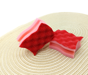 Gỗ tự nhiên bột giấy miếng bọt biển Scrubber cellulose làm sạch pad sinh thái thân thiện mềm thấm bền nhà bếp rửa sạch khối - Product Image 4