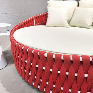 Canapé-<span class=keywords><strong>lit</strong></span> d'extérieur tout temps, canapé-<span class=keywords><strong>lit</strong></span> rond tressé, <span class=keywords><strong>lit</strong></span> <span class=keywords><strong>de</strong></span> soleil extérieur pour jardin, terrasse et plage - Product Image 3