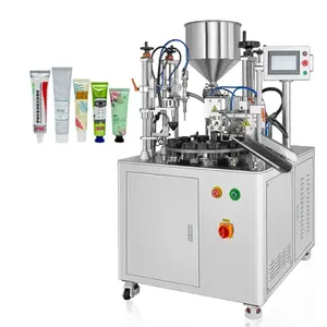 Máquina semiautomática de llenado y sellado de mangueras ultrasónicas, máquina de llenado y sellado de tubos de crema, sello de aluminio