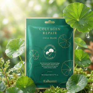 Masque réparateur au collagène ESHUMI 23 ml avec Centella Asiatica et collagène hydrolysé pour une hydratation apaisante - Product Image 3