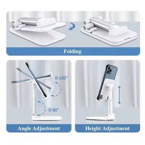 Promotional Universal Portable Mobile Bracket Wholesale Business Gift Online Live Folding <b>Desktop</b> Custom Logo Phone <b>Stand</b> - Product Image 4