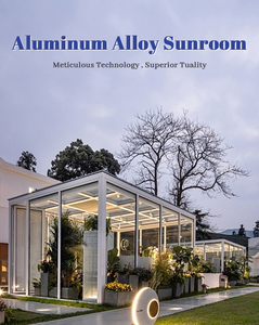 Octagonal Solarium Sunroom for Outdoors Backyard with Lockable Sliding <strong>Door</strong> Galvanized Steel Sloping <strong>Roof</strong> - Product Image 2