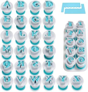 Hot New 26pcs Alphabétique Fondant Gâteau Moule Cutter En Plastique Cookie Timbre Impressionner Embosser pour La Décoration De Gâteau - Product Image 3