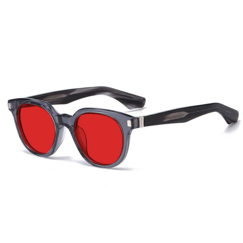 สีเทาเงิน/แดง