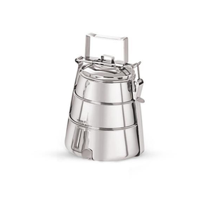 Stainless Steel Pyramid <b>Tiffin</b> <b>Box</b> Leak-Proof, Multi-Tiered Compartments with Durable Construction for Home, Office & Travel - Product Image 3