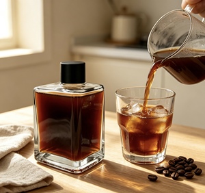 Bouteilles en verre transparent carrées de 250 ml et 500 ml pour spiritueux (Tequila, Vodka, <span class=keywords><strong>Whisky</strong></span>, Brandy, Vin) avec bouchon estampé à chaud – Vente en gros à prix réduit - Product Image 5
