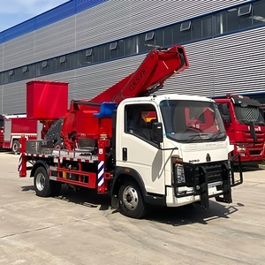 รถบรรทุกติดตั้งกระเช้าไฟฟ้า Sinotruk Howo Sky Lift แบบ 4x2 สำหรับงานที่สูง พร้อมกระเช้าแบบมีฉนวน - Product Image 5