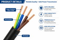 Kabel Daya PVC Standar IEC 300/500V  2*2.5mm2 3*1.5mm2  3*2.5mm2 4*1.5mm2 Kabel Listrik untuk Pasar Afrika