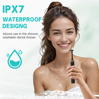 Hilo Dental Eléctrico, Blanqueador Dental, Limpiador de Lengua, Cuidado Bucal, Vibración Eléctrica de Alta Frecuencia, IPX7