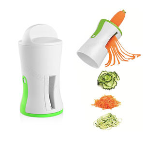 Fabricante al por mayor, espiralizador de queso de plástico, espiralizador de hoja afilada, suministros de cocina, espiralizador de verduras seguro de usar - Product Image 3