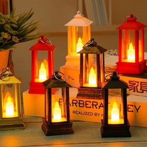 <span class=keywords><strong>Lampe</strong></span> <span class=keywords><strong>à</strong></span> <span class=keywords><strong>huile</strong></span> vintage de Noël faite <span class=keywords><strong>à</strong></span> la main de haute qualité, écologique, petite, avec support de bougie LED, décoration d'intérieur en plastique - Product Image 3
