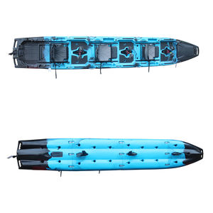 Vicking nouveau Design 18.6ft modulaire pédale pêche Kayak HDPE plastique dur 4 sections détachable canoë facile <span class=keywords><strong>à</strong></span> installer Transport - Product Image 2