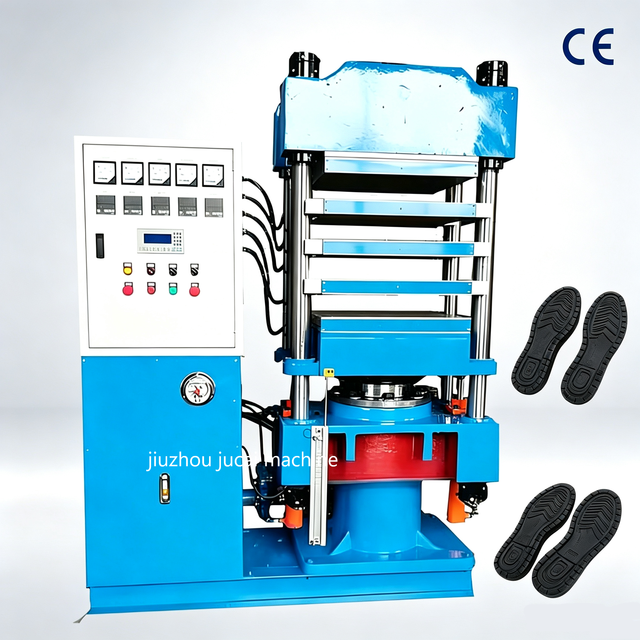 Automatic Rubber Sole Heat Press Outsole Molding Machine Silicone Vulcanizing Press for Shoe Production Line
