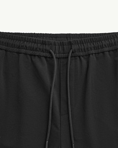 Short mi-haut solide pour hommes Poche zippée Écologique Respirant Relax Fit Léger Résistant à l'eau Outdoor Casual Wear Routine - Product Image 3