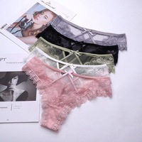 Sexy Dames Ademende Lage Taille Ondergoed T Broek Kanten Tiener String Foto 'S Bikini Doorzichtig String
