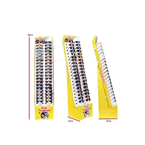 Expositor giratorio de cartón con ganchos, precio de fábrica, bandeja plegable para aperitivos, expositor de sobremesa con ganchos. - Product Image 5