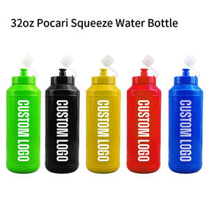 Bouteille d'eau de sport en plastique de 1000 ml sans BPA, bouteille d'eau à presser de 32 onces - Product Image 3