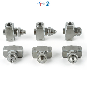 Nueva Boquilla Atomizadora de Aire Ultrafina Serie J de Acero Inoxidable 304 de 1/4'', No Ajustable, 20-40m - Product Image 1